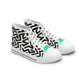 Copy of Pastel Rainbow Gradient Women's High Top Sneakers | Ombre Colorful Trainers
