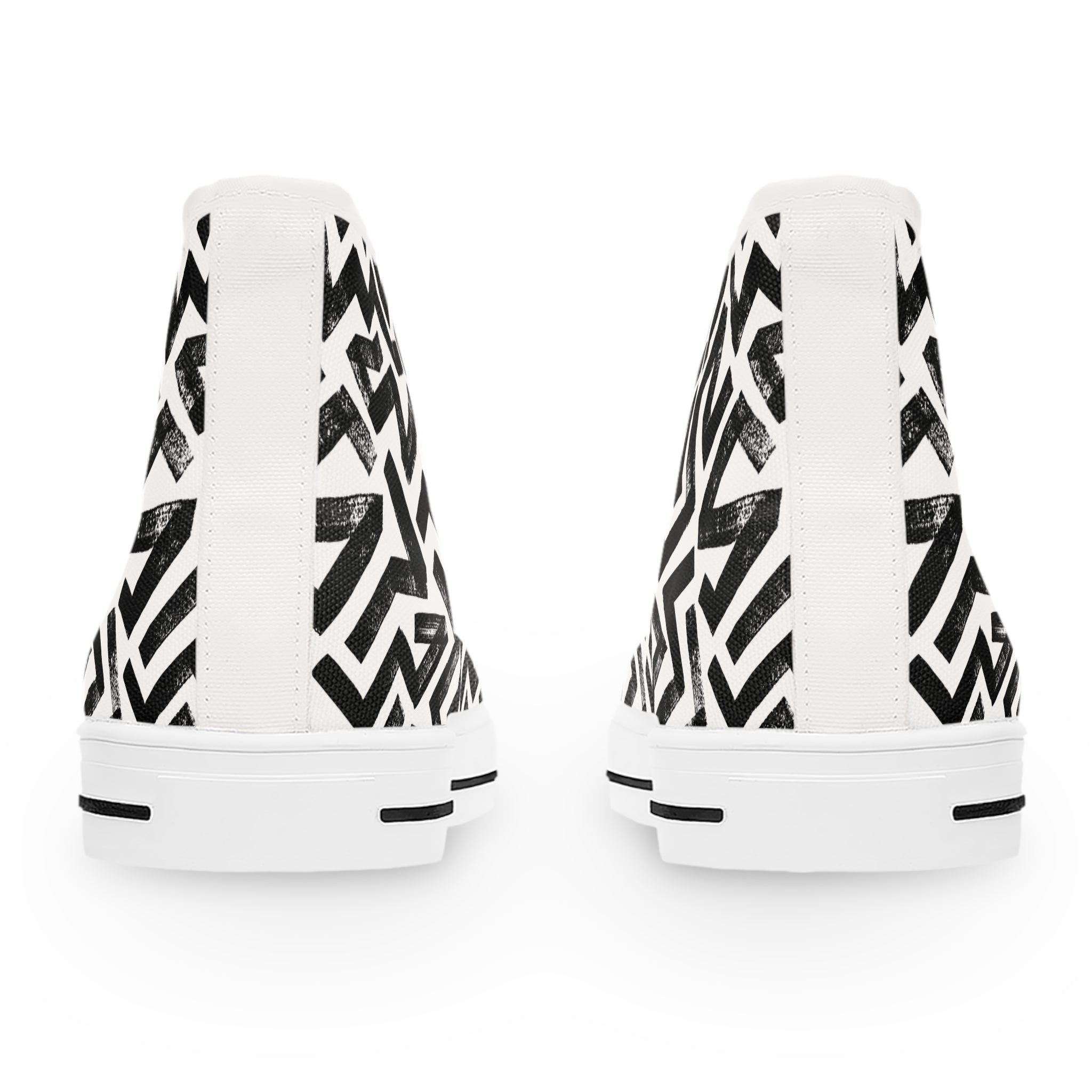 Copy of Pastel Rainbow Gradient Women's High Top Sneakers | Ombre Colorful Trainers
