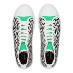 Copy of Pastel Rainbow Gradient Women's High Top Sneakers | Ombre Colorful Trainers